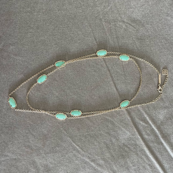 Kendra Scott Mint Green Kellie Necklace - Picture 4 of 13